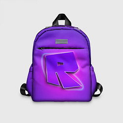 Детский рюкзак ROBLOX NEON LOGO РОБЛОКС, цвет: 3D-принт