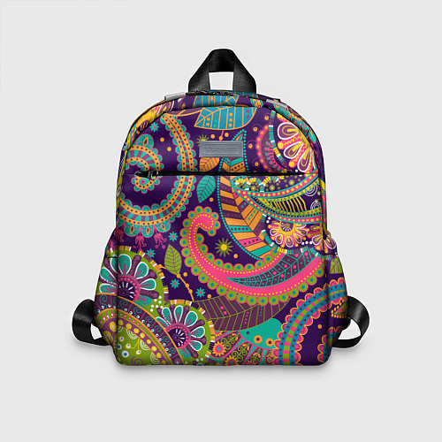 Детский рюкзак Яркий красочный узор / 3D-принт – фото 1