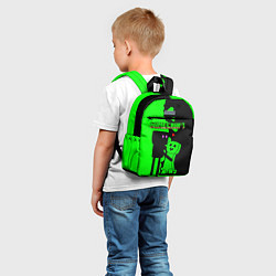 Детский рюкзак Любовь Эндермена и Крипера Майнкрафт, цвет: 3D-принт — фото 2