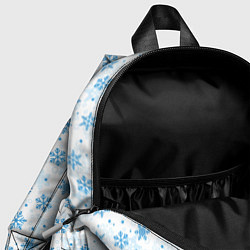 Детский рюкзак Снежинки снежные узоры, цвет: 3D-принт — фото 2