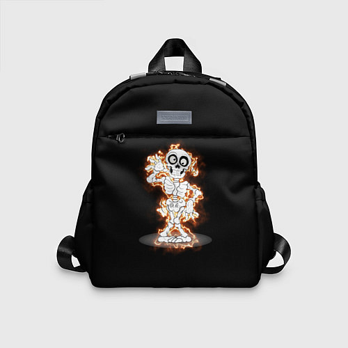 Детский рюкзак Огненный скелетик / 3D-принт – фото 1