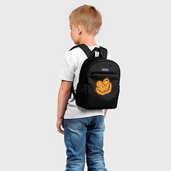 Детский рюкзак Череп тыквы, цвет: 3D-принт — фото 2