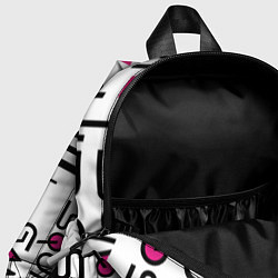 Детский рюкзак ИГРА В КАЛЬМАРА УЗОР И ПАТТЕРН ЛОГО, цвет: 3D-принт — фото 2
