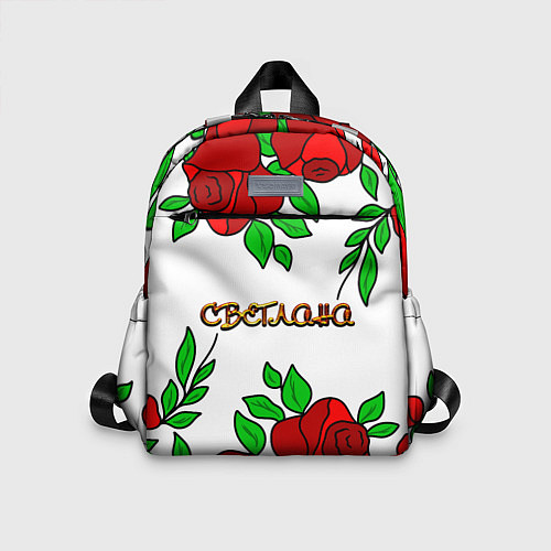 Детский рюкзак Светлана в розах / 3D-принт – фото 1