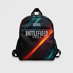 Детский рюкзак BATTLEFIELD 2042 НЕОН, цвет: 3D-принт
