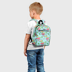 Детский рюкзак Путешествие хиппи, цвет: 3D-принт — фото 2