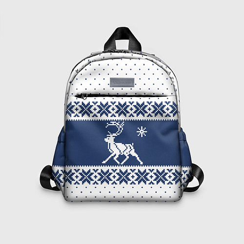 Детский рюкзак Северный Олень звезда / 3D-принт – фото 1