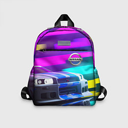 Детский рюкзак NISSAN GT-R SKYLINE, цвет: 3D-принт