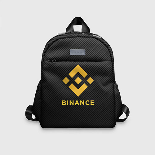 Детский рюкзак БИНАНС ЛОГО CARBON BINANCE LOGO / 3D-принт – фото 1