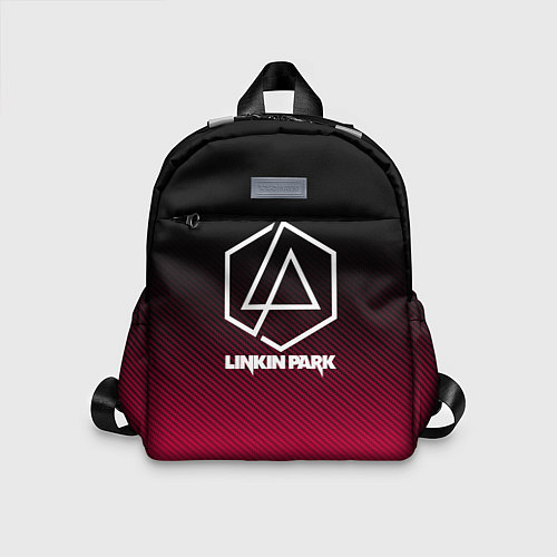 Детский рюкзак LINKIN PARK LOGO CARBON / 3D-принт – фото 1