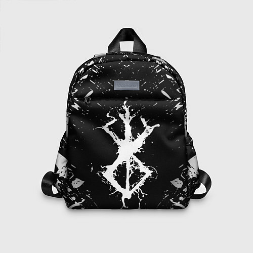 Детский рюкзак БЕРСЕРК БЕЛОЕ КЛЕЙМО / 3D-принт – фото 1