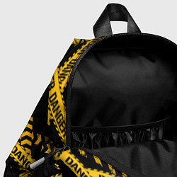 Детский рюкзак Лента DANGER, цвет: 3D-принт — фото 2