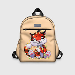 Детский рюкзак Новогодний тигрёнок, цвет: 3D-принт