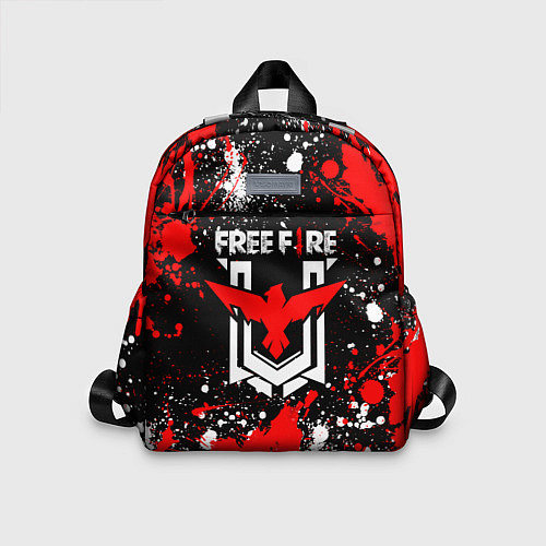 Детский рюкзак Free Fire: Брызги и капли красок / 3D-принт – фото 1