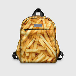 Детский рюкзак Картошка фриФастфуд, цвет: 3D-принт