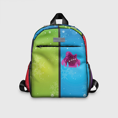 Детский рюкзак Цветное рождество Snowflake / 3D-принт – фото 1