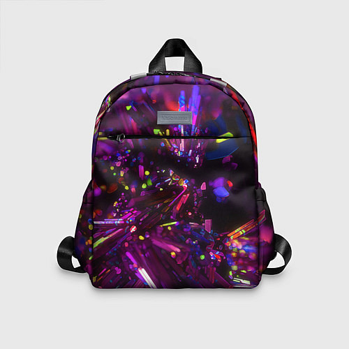 Детский рюкзак Фиолетовый бриллиант / 3D-принт – фото 1