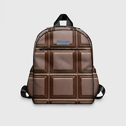 Детский рюкзак Шоколадная плитка, цвет: 3D-принт