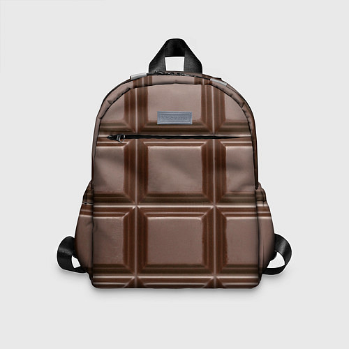 Детский рюкзак Шоколадная плитка / 3D-принт – фото 1