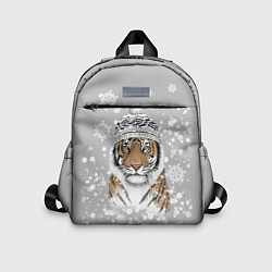 Детский рюкзак Снежный тигр, цвет: 3D-принт