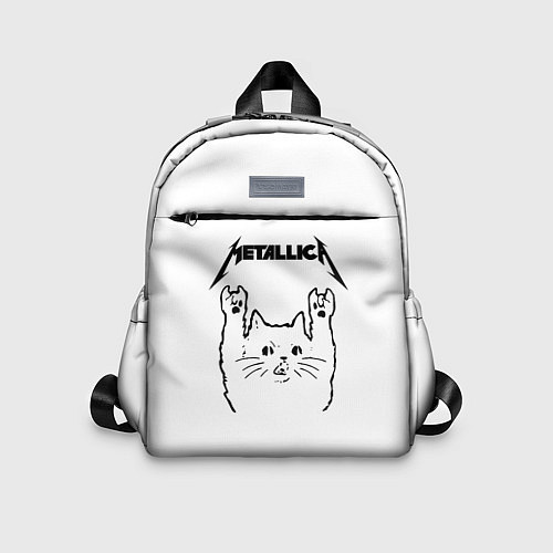 Детский рюкзак Metallica Meowtallica / 3D-принт – фото 1