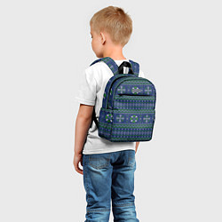 Детский рюкзак Узорный свитер, цвет: 3D-принт — фото 2