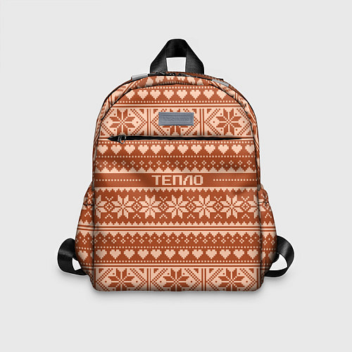 Детский рюкзак Тепло свитера / 3D-принт – фото 1