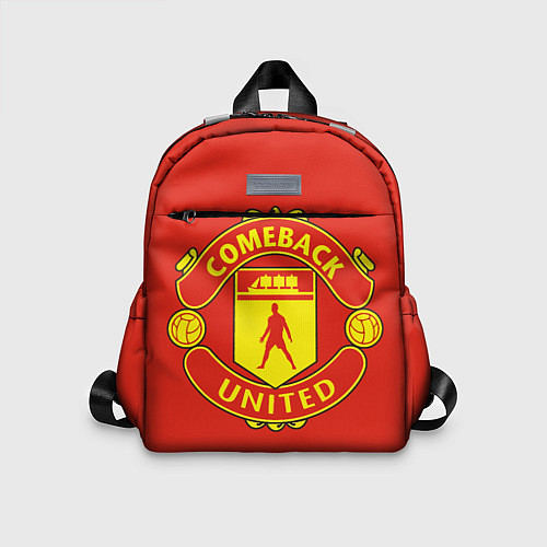 Детский рюкзак Камбек Юнайтед это Манчестер юнайтед / 3D-принт – фото 1