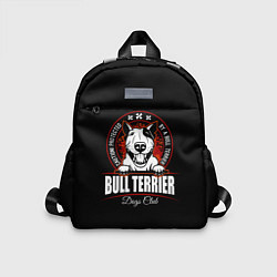 Детский рюкзак Бультерьер Bull Terrier, цвет: 3D-принт