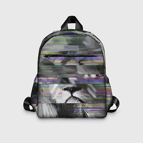 Детский рюкзак Glitch lion 2020 / 3D-принт – фото 1