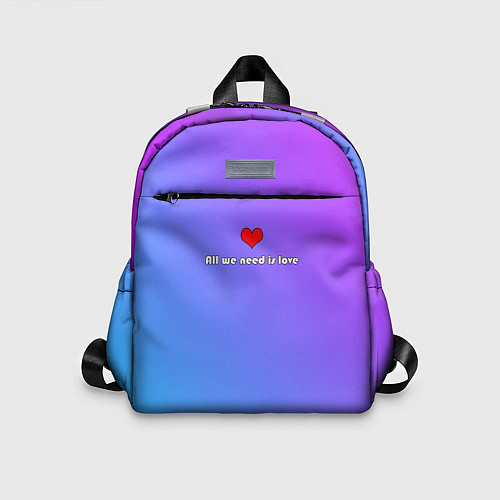 Детский рюкзак Bright love / 3D-принт – фото 1