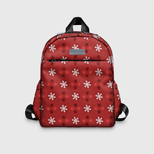 Детский рюкзак Snowflakes / 3D-принт – фото 1