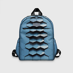 Детский рюкзак Соты узор авангард, цвет: 3D-принт