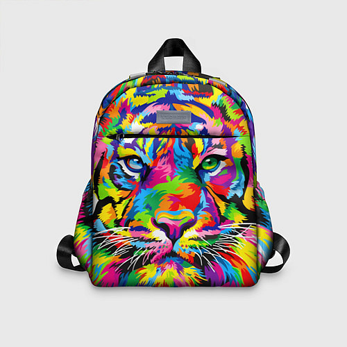 Детский рюкзак Тигр в стиле поп-арт / 3D-принт – фото 1