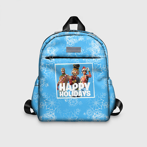 Детский рюкзак Happy holidays Fortnite / 3D-принт – фото 1