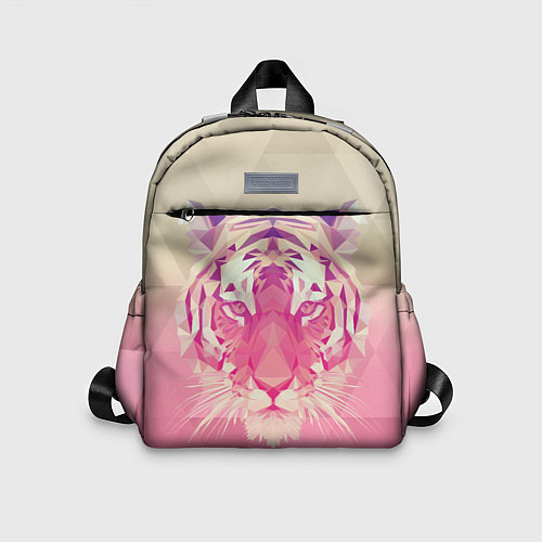 Детский рюкзак Тигр лоу поли / 3D-принт – фото 1