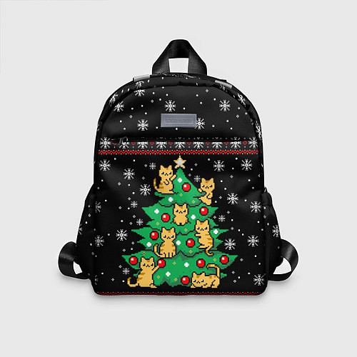 Детский рюкзак MEOWY CHRISTMAS 2022 / 3D-принт – фото 1