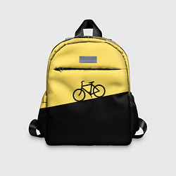 Детский рюкзак Бегущий за велосипедом, цвет: 3D-принт