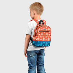 Детский рюкзак Новогодний узор, цвет: 3D-принт — фото 2