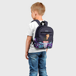 Детский рюкзак Бумажный дом Профессор с маской, цвет: 3D-принт — фото 2