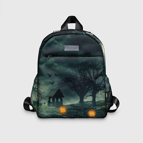 Детский рюкзак Темный Хэллоуин / 3D-принт – фото 1