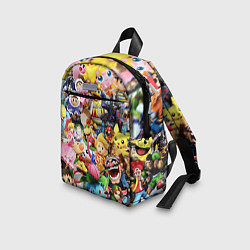Детский рюкзак SUPER SMASH BROS ГЕРОИ ИГРЫ, цвет: 3D-принт — фото 2