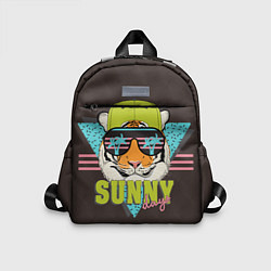 Детский рюкзак Солнечный тигр, цвет: 3D-принт