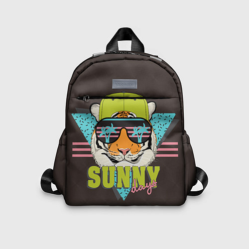 Детский рюкзак Солнечный тигр / 3D-принт – фото 1