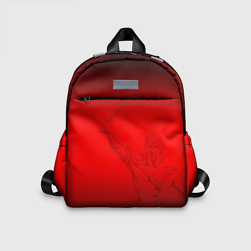 Детский рюкзак Спартак Гладиатор Red Theme / 3D-принт – фото 1