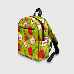 Детский рюкзак Яблочки паттерн, цвет: 3D-принт — фото 2