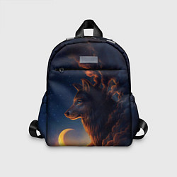 Детский рюкзак Ночной Волк Night Wolf, цвет: 3D-принт