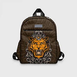 Детский рюкзак Тигр в треугольнике, цвет: 3D-принт
