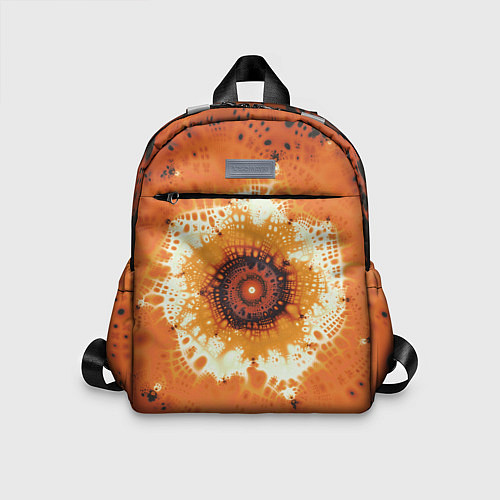 Детский рюкзак Оранжевый взрыв - коллекция Путешествие - Хуф и Ся / 3D-принт – фото 1
