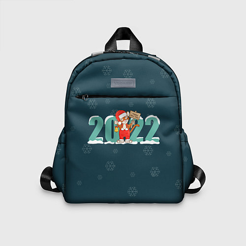 Детский рюкзак Новый год 2022 Год тигра / 3D-принт – фото 1